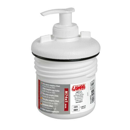 DISPENSER PORTA SAPONE, PER TANICA DA 25 LT. - LAMPA