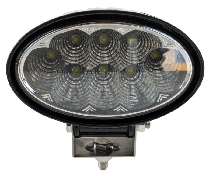 FARO LAVORO A LED OVALE 148X92mm, 12-28V,24W,1800LM, 8 LED LUNGO RAGGIO- AMA