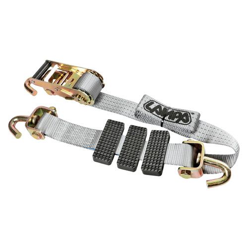 NASTRO TENSORE CON CRICCHETTO PER BISARCA CON GANCIO GIREVOLE- 4000KG- LAMPA 5X250cm