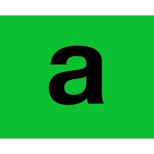 MARCATURA IN PVC VERDE CON SUPPORTO ADESIVO 500X400mm CON SUPPORTO ADESIVO (A)- LAMPA