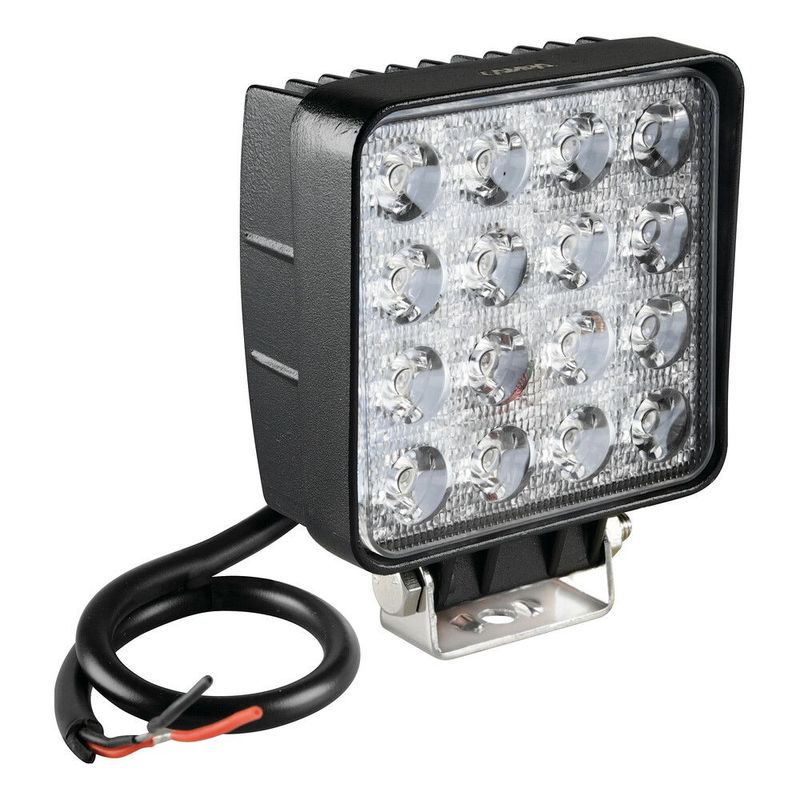 FARO DA LAVORO AUSILIARIO A 16 LED 12/24V BIANCO- LAMPA 72299 FARO DA LAVORO AUSILIARIO A 16 LED 12/24V BIANCO- LAMPA 72299