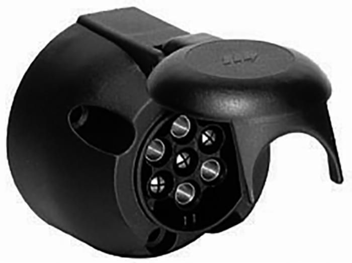 PRESA 7 POLI 12-24V IN PLASTICA