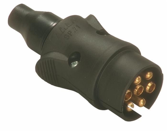 SPINA 7 POLI 12-24V, IN PLASTICA CON CHIUSURA A VITE E CAPPUCCIO-AMA