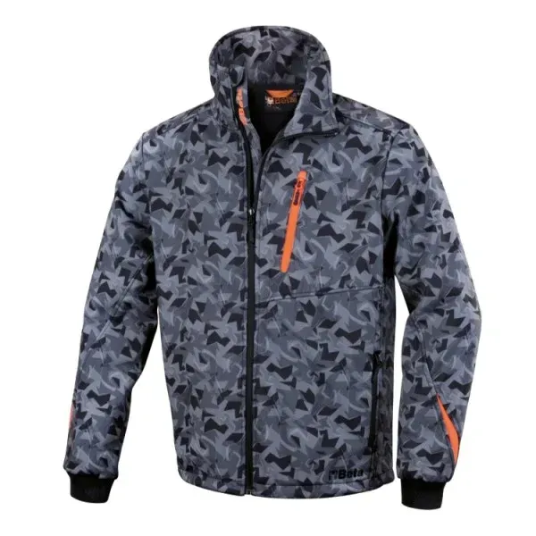 GIACCA SOFTSHELL - CAMOUFLAGE GRIGIO- BETA