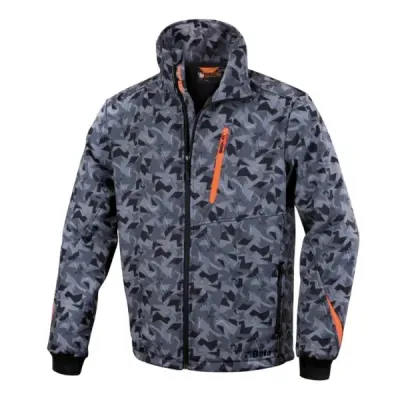 GIACCA SOFTSHELL - CAMOUFLAGE GRIGIO- BETA
