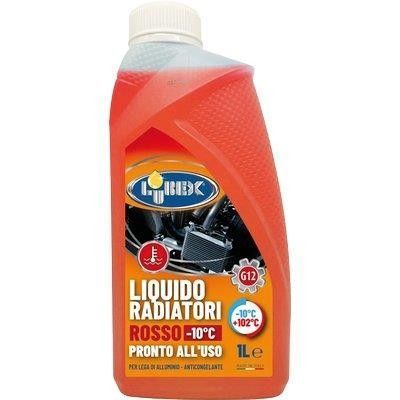 LIQUIDO ANTIGELO ROSSO PURO PER RADIATORI VEICOLI 1 LT - LUBEX