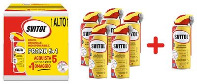 BOX SVITOL LUBRIFICANTE SPRAY 5+1 OMAGGIO - AREXONS BOX SVITOL LUBRIFICANTE SPRAY 5+1 OMAGGIO - AREXONS