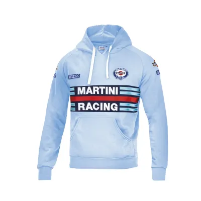 FELPA HOODIE LADY MARTINI RACING CELESTE-SPARCO FELPA HOODIE LADY MARTINI RACING CELESTE-SPARCO