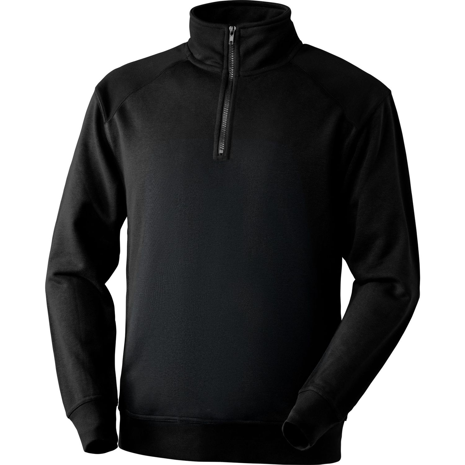 FELPA HALF ZIP 60% COTONE 40% POLIESTERE- NERI FELPA HALF ZIP 60% COTONE 40% POLIESTERE- NERI