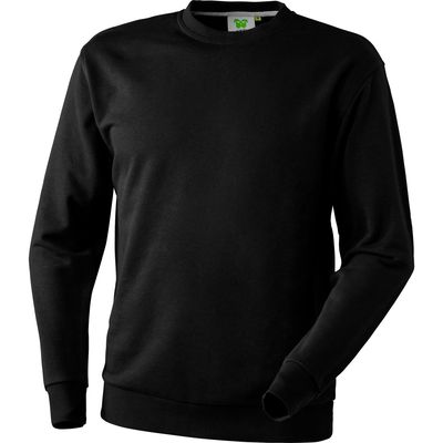 FELPA GIROCOLLO 60% COTONE 40% POLIESTERE - NERI