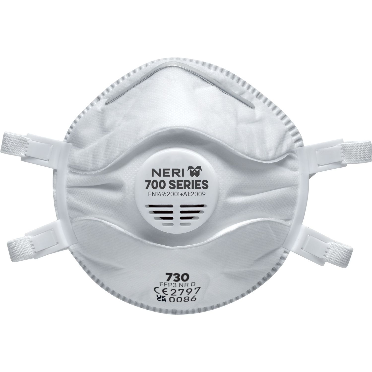 MASCHERINA NEWTEC 730 FFP3NRD,IN TESSUTO CON VALVOLA- NERI