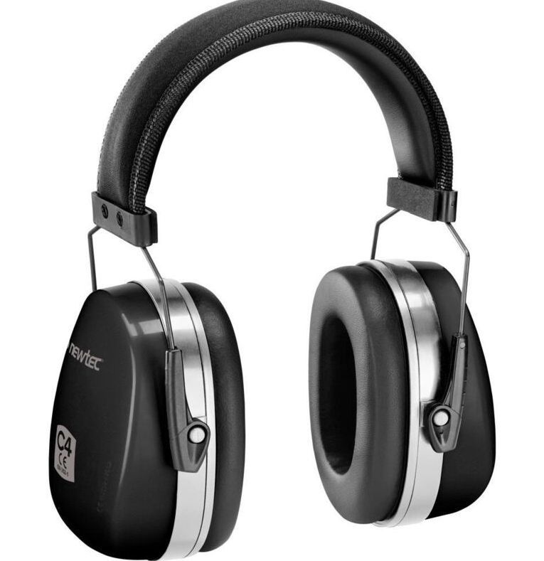 CUFFIA ANTIRUMORE AD ARCHETTO NEWTEC C4 NERA 32db, "CE" EN 325-1- NERI