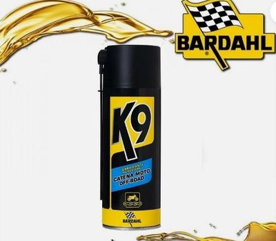 LUBRIFICANTE SPRAY PER CATENA MOTO LINEA K9 OFF-ROAD 400ml- BARDAHL LUBRIFICANTE SPRAY PER CATENA MOTO LINEA K9 OFF-ROAD 400ml- BARDAHL