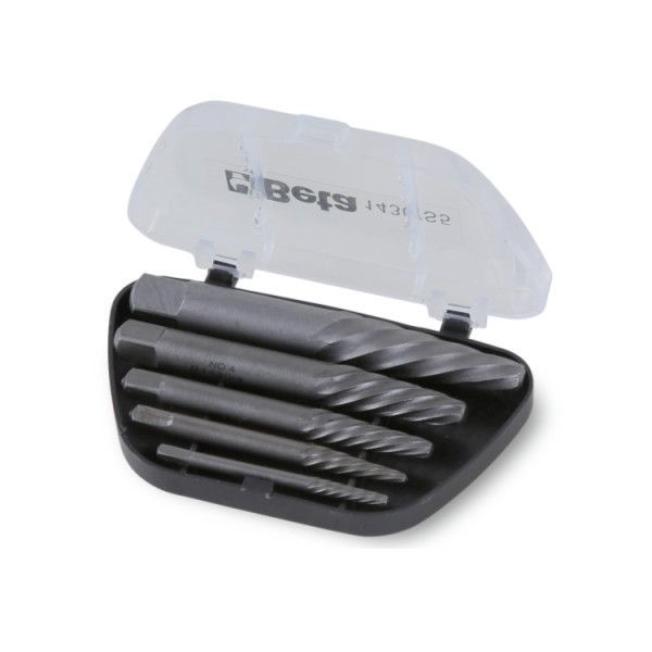 SERIE DI ESTRATTORI CONICI PER VITI E PRIGIONIERI DANNEGGIATI IN ASTUCCIO DI PLASTICA- BETA 1430/S8