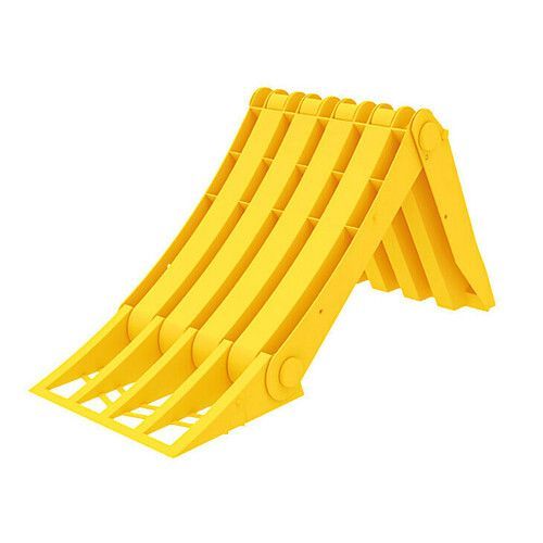 CALZATOIA TERMOPLASTICA PIEGHEVOLE GIALLA OMOLOGATA DIN76051/53 228X200X463MM- LAMPA