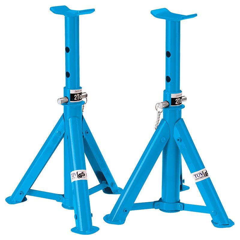 COPPIA DI CAVALLETTI, ALTEZZA REGOLABILE CON PERNI DI FISSAGGIO - FERVI