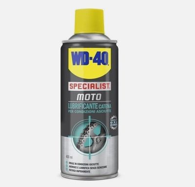 LUBRIFICANTE CATENA CONDIZIONE ASCIUTTE 400ML- WD40 LUBRIFICANTE CATENA CONDIZIONE ASCIUTTE 400ML- WD40