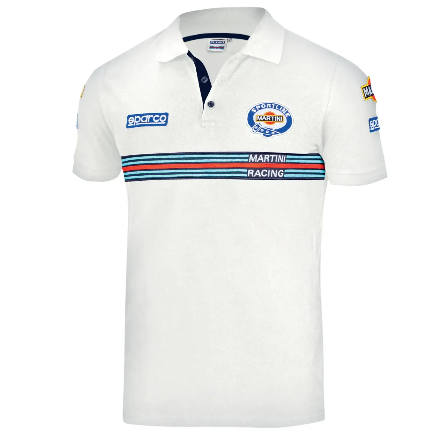 POLO REPLICA MARTINI RACING BIANCA- SPARCO