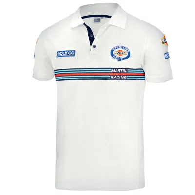 POLO REPLICA MARTINI RACING BIANCA- SPARCO