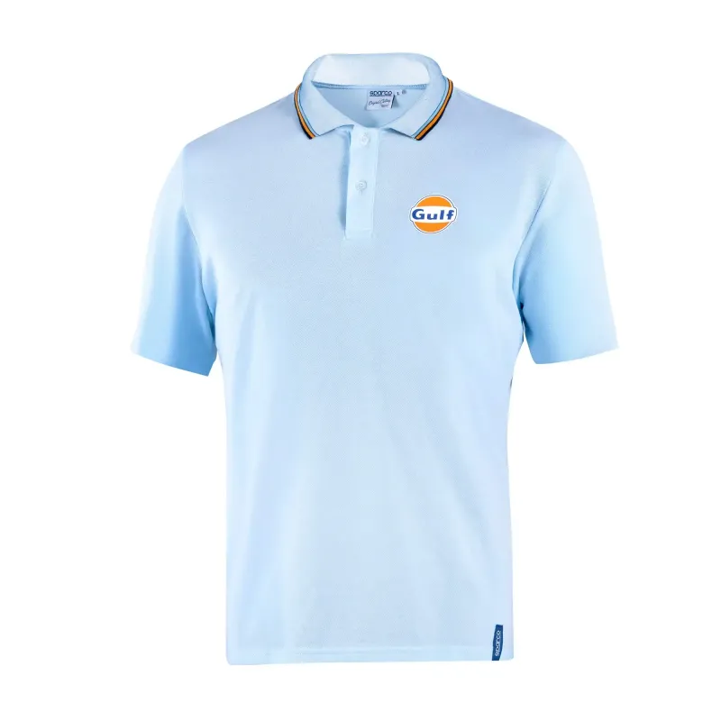 POLO PIQUET GULF CELESTE- SPARCO
