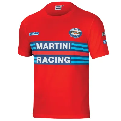T-SHIRT MARTINI RACING ROSSA- SPARCO