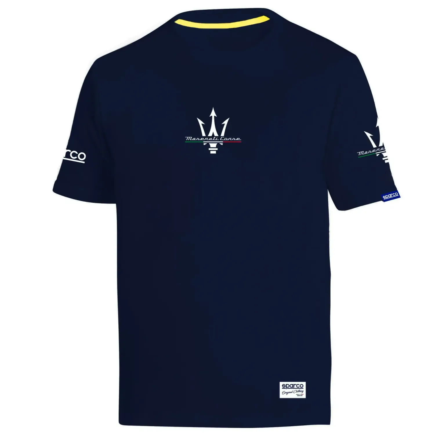 T-SHIRT MASERATI BLU MARINE- SPARCO