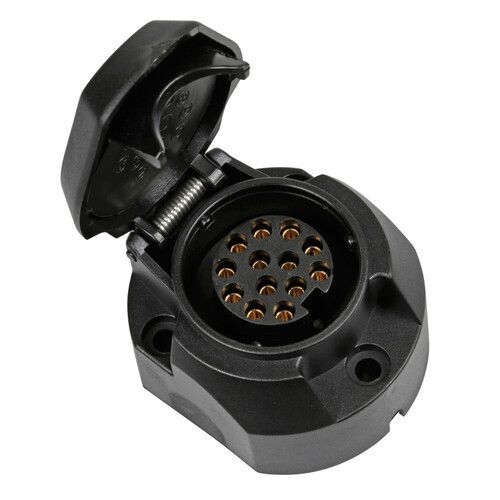 PRESA 13 POLI CON CONTATTO RETRONEBBIA  PER ARTICOLO 38982 - LAMPA