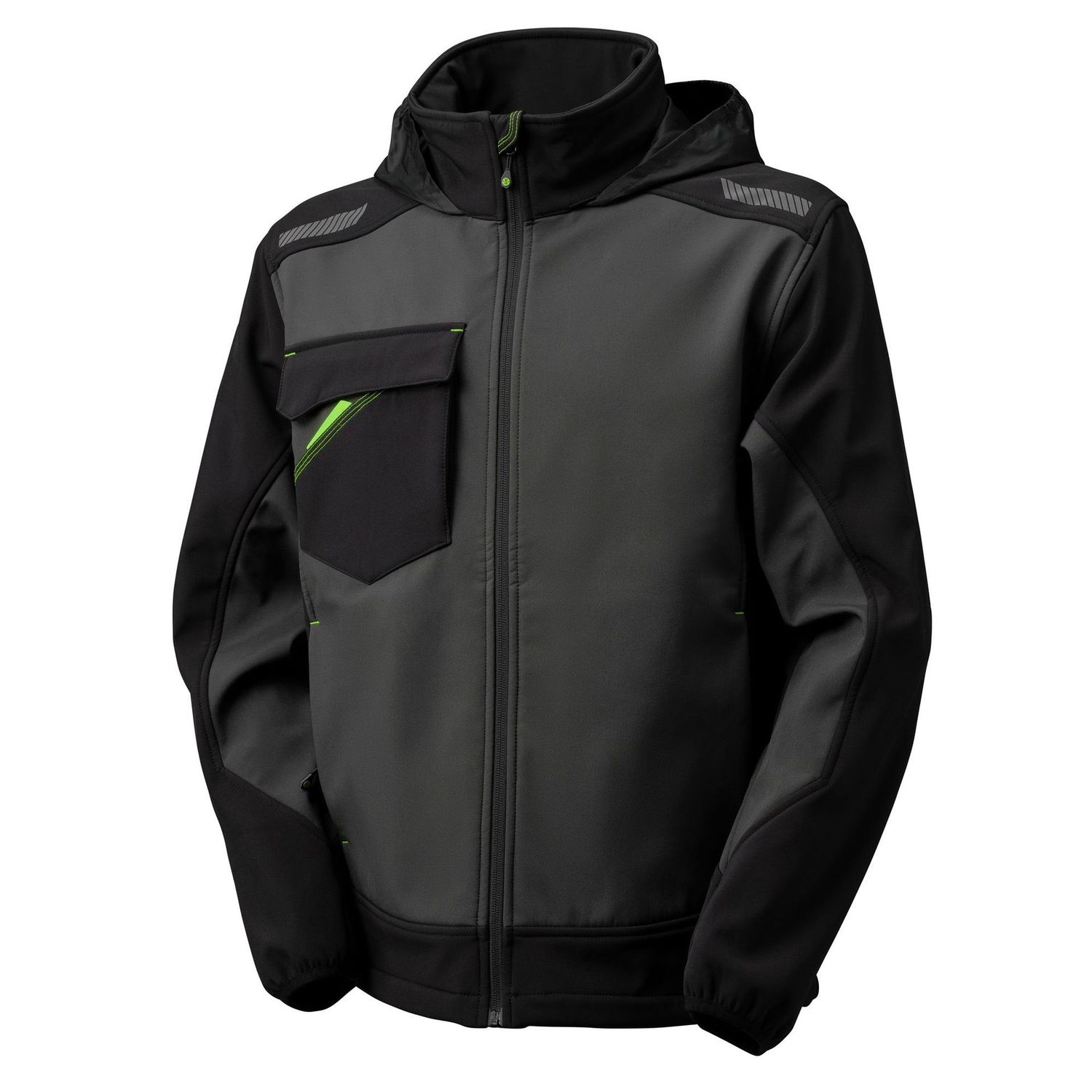 GIUBBINO SOFTSHELL NICE STRETCH GRIGIO/NERO- NERI GIUBBINO SOFTSHELL NICE STRETCH GRIGIO/NERO- NERI