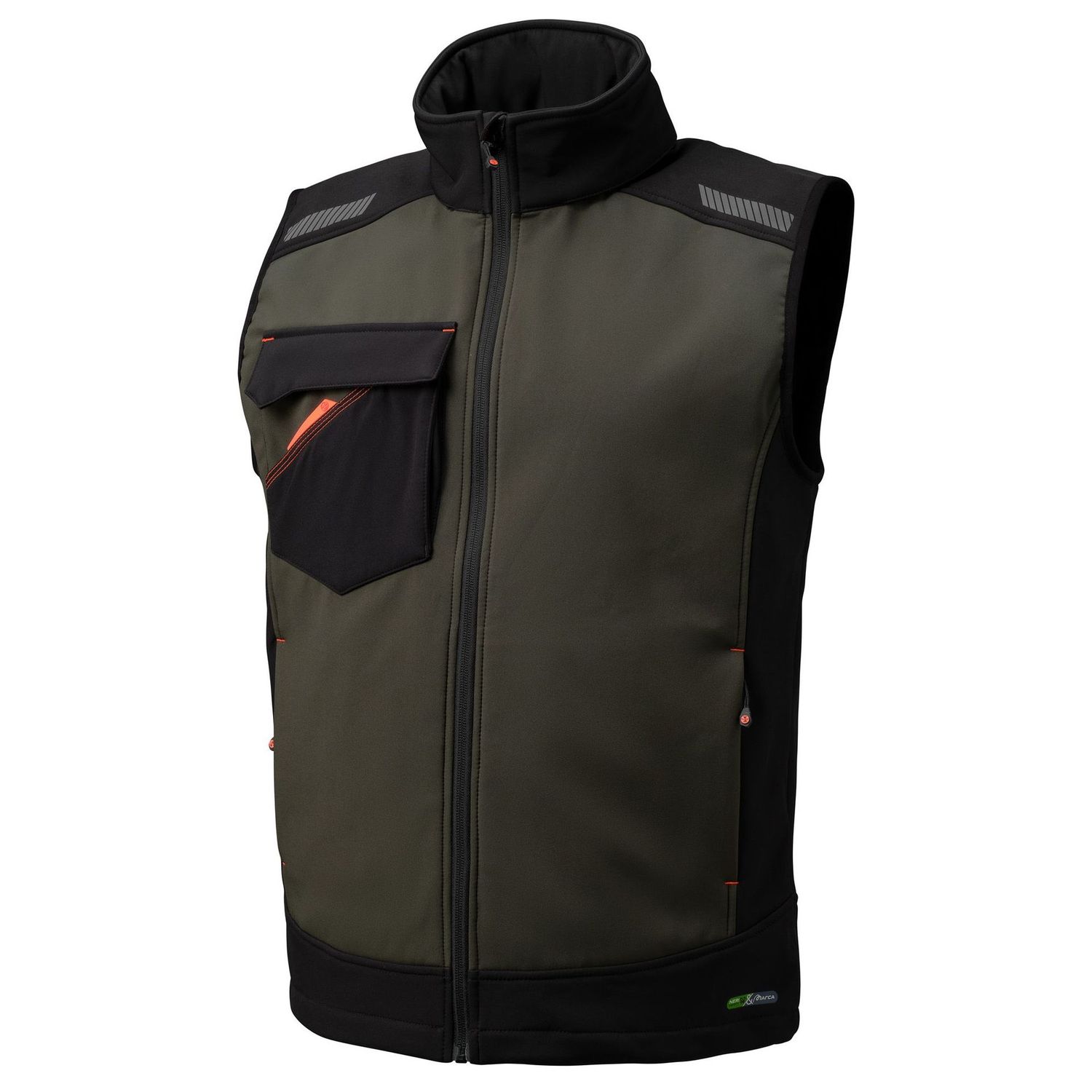 GILET SOFTSHELL NICE STRETCH VERDE/NERO- NERI GILET SOFTSHELL NICE STRETCH VERDE/NERO- NERI