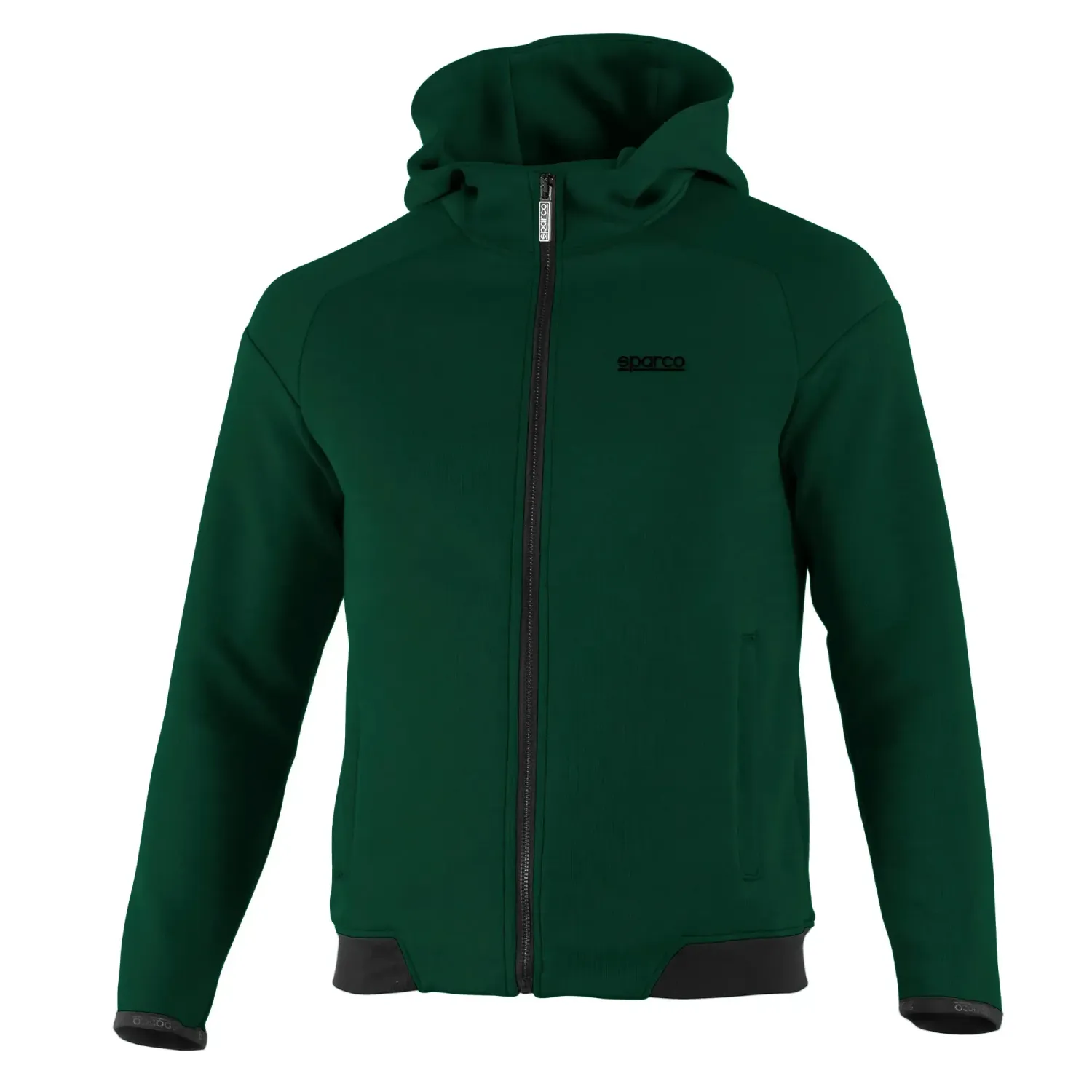 FELPA HOODED FULL ZIP SWEATSHIRT VERDE-SPARCO FELPA HOODED FULL ZIP SWEATSHIRT VERDE-SPARCO