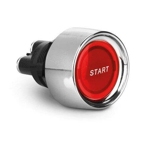 PULSANTE START CON LUCE A LED ROSSA 12/24V 25Ah- LAMPA PULSANTE START CON LUCE A LED ROSSA 12/24V 25Ah- LAMPA