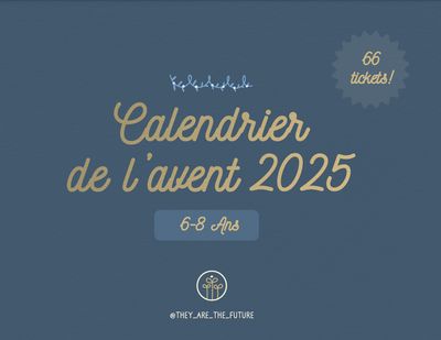 Calendrier de l'avent 6-8 ans
