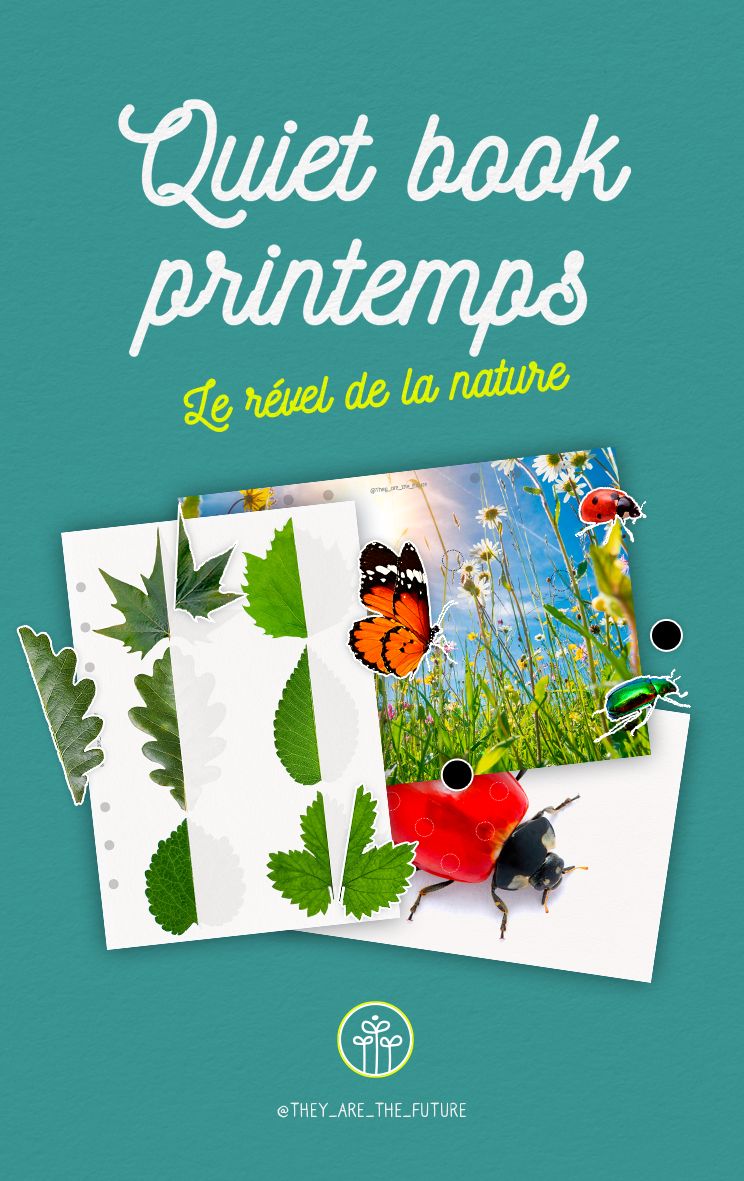 PDF Quiet book - Nature Awakening - 2024 edition - 14 activity pages -