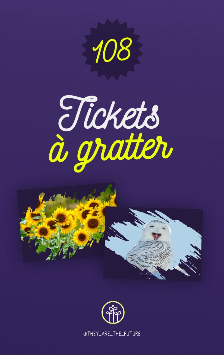 108 DIY Scratch Tickets for Kids