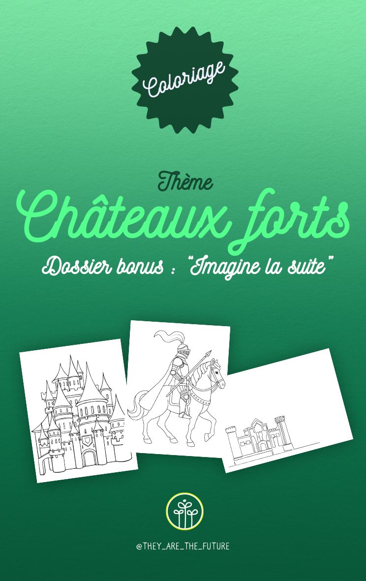 40 coloriages "Châteaux forts"