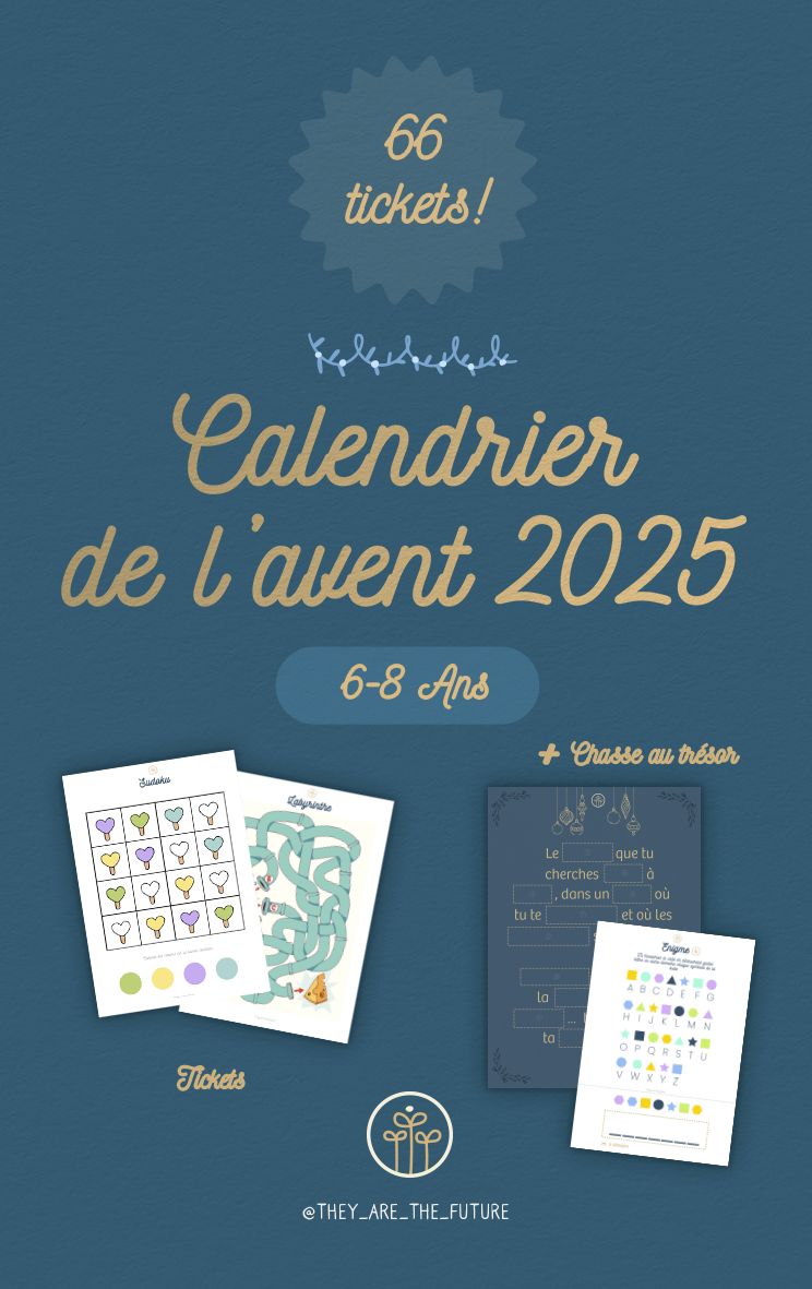 Calendrier de l'avent 6-8 ans