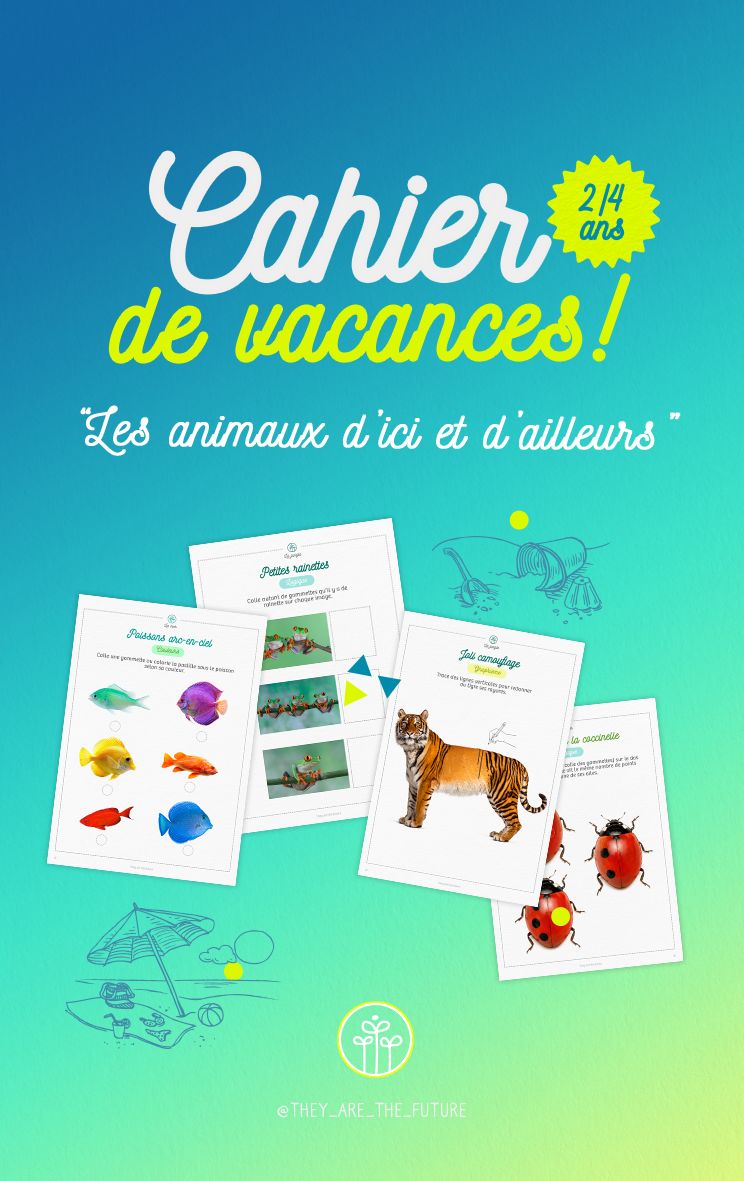 Cahier d'activités de vacances – 2 à 4 ans (PDF)