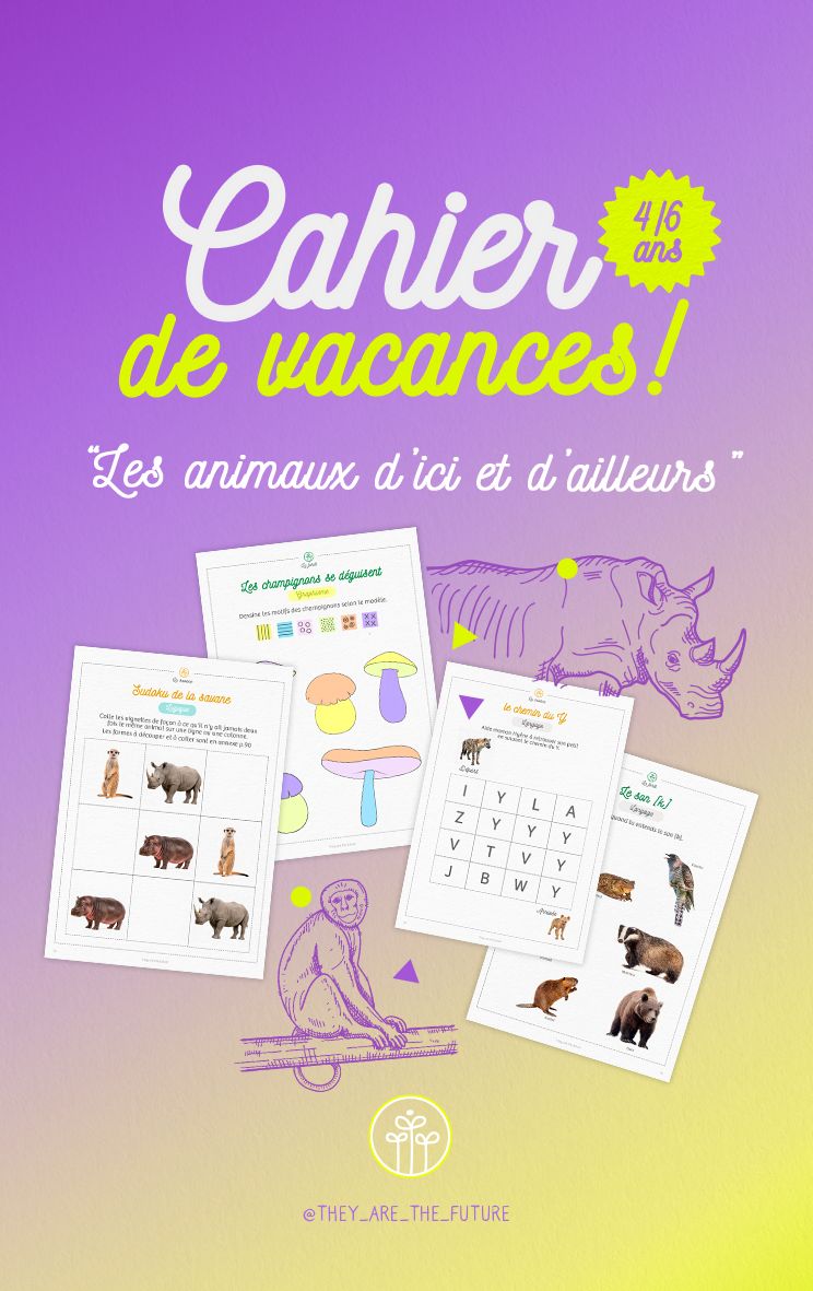 ​Cahier d'activités de vacances – 4-6 ans (PDF)