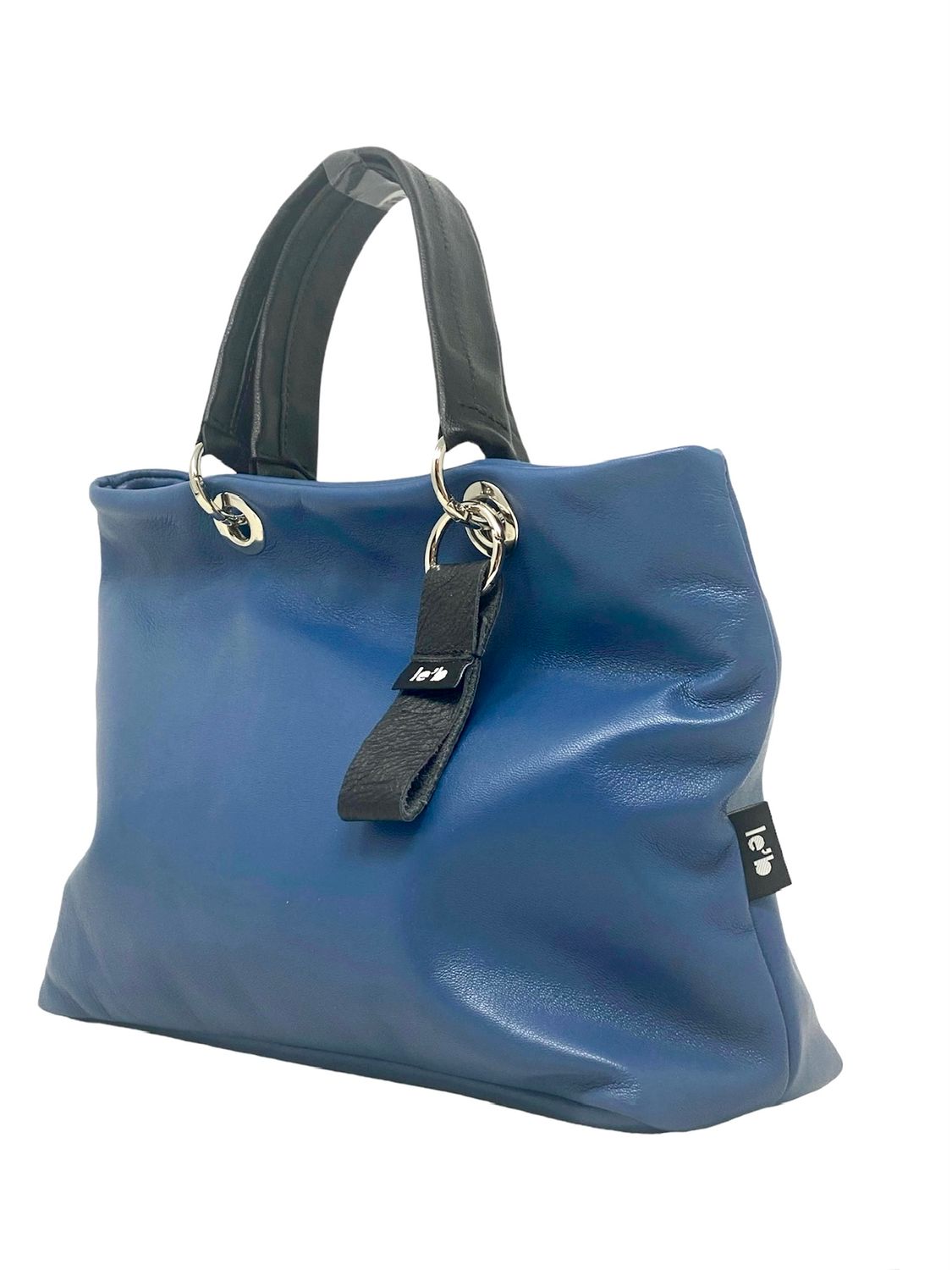 SHOPPER HOLLY MINI le’b AZZURRO