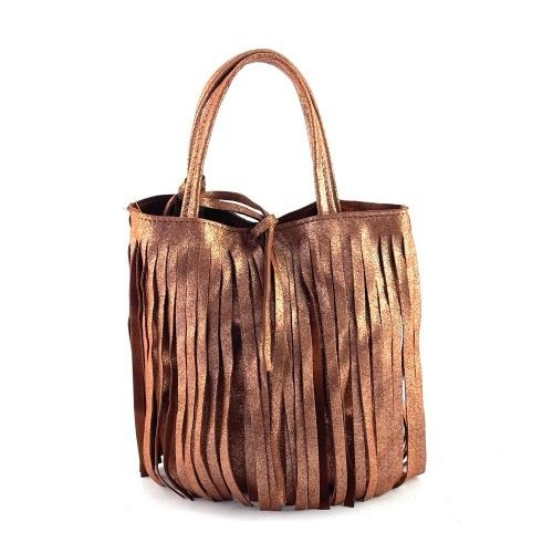 Mini Shopper LUNA GLOSSY CUOIO