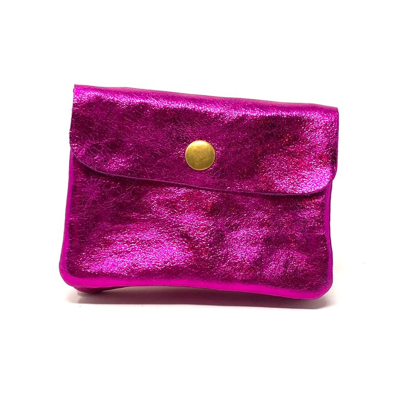Porta monete/tessere STELLA FUCSIA LAMINATO