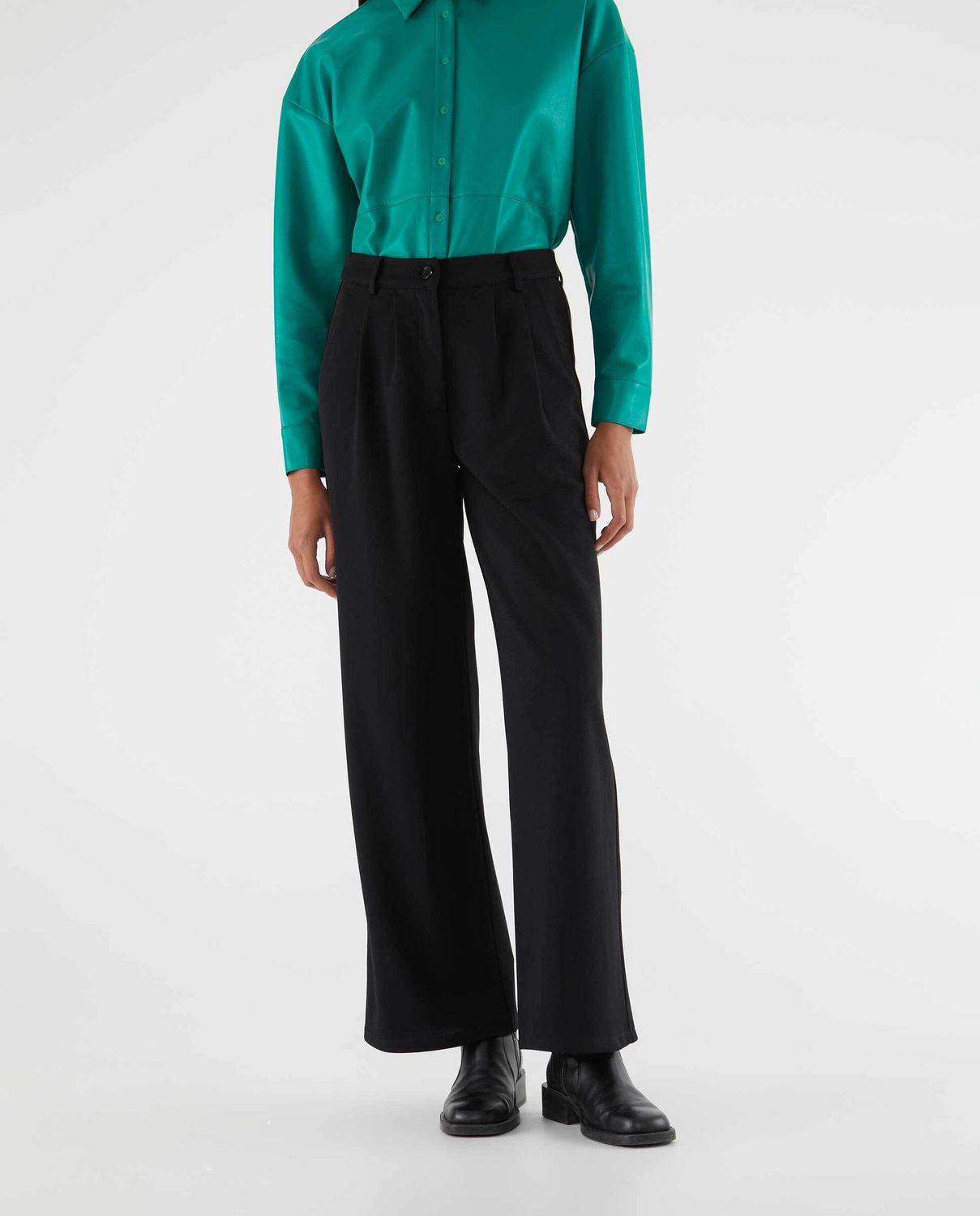 PANTALONE PALAZZO COMPANIA FANTASTICA 11130 NERO