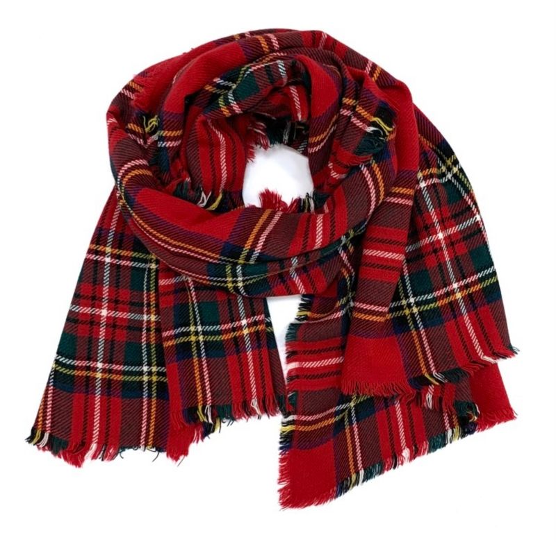 Sciarpa scozzese ROSSO
