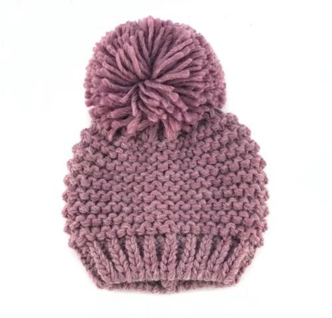 BERRETTO POM POM ALPACA LILLA