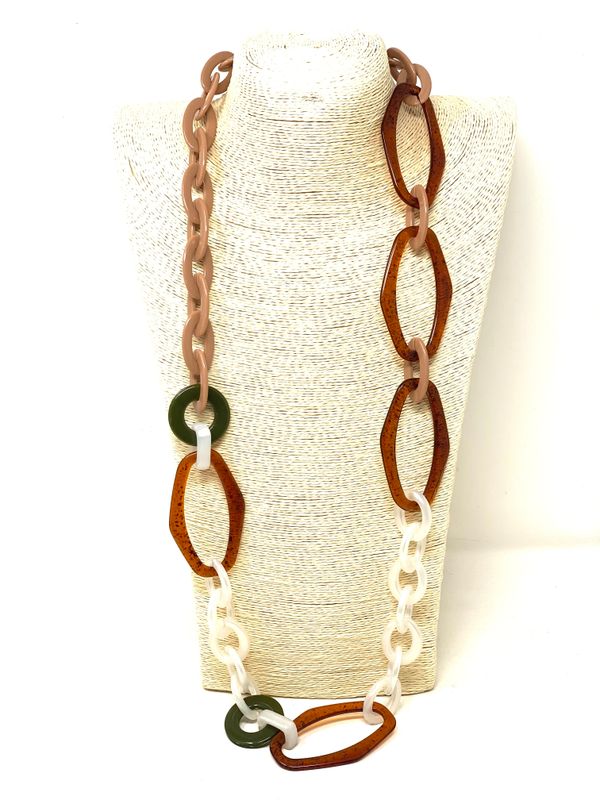 Collana Catena Ambrata