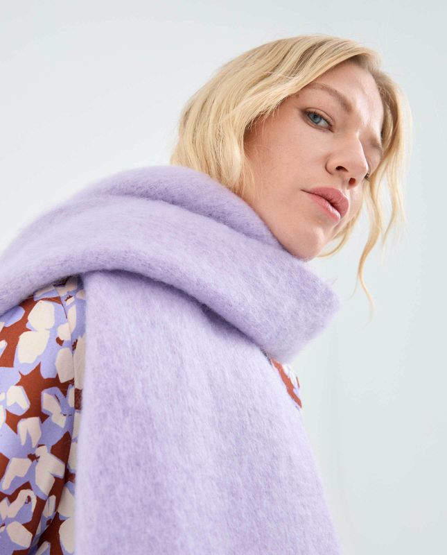 MAXI SCIARPA COMPANIA FANTASTICA 10401 LILLA