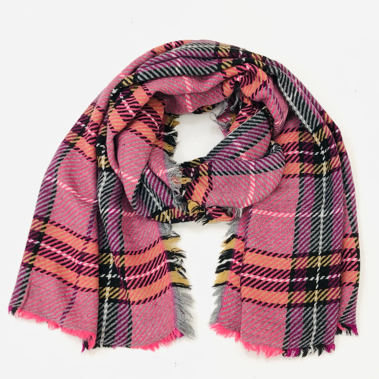 Sciarpa Tartan Check ROSA