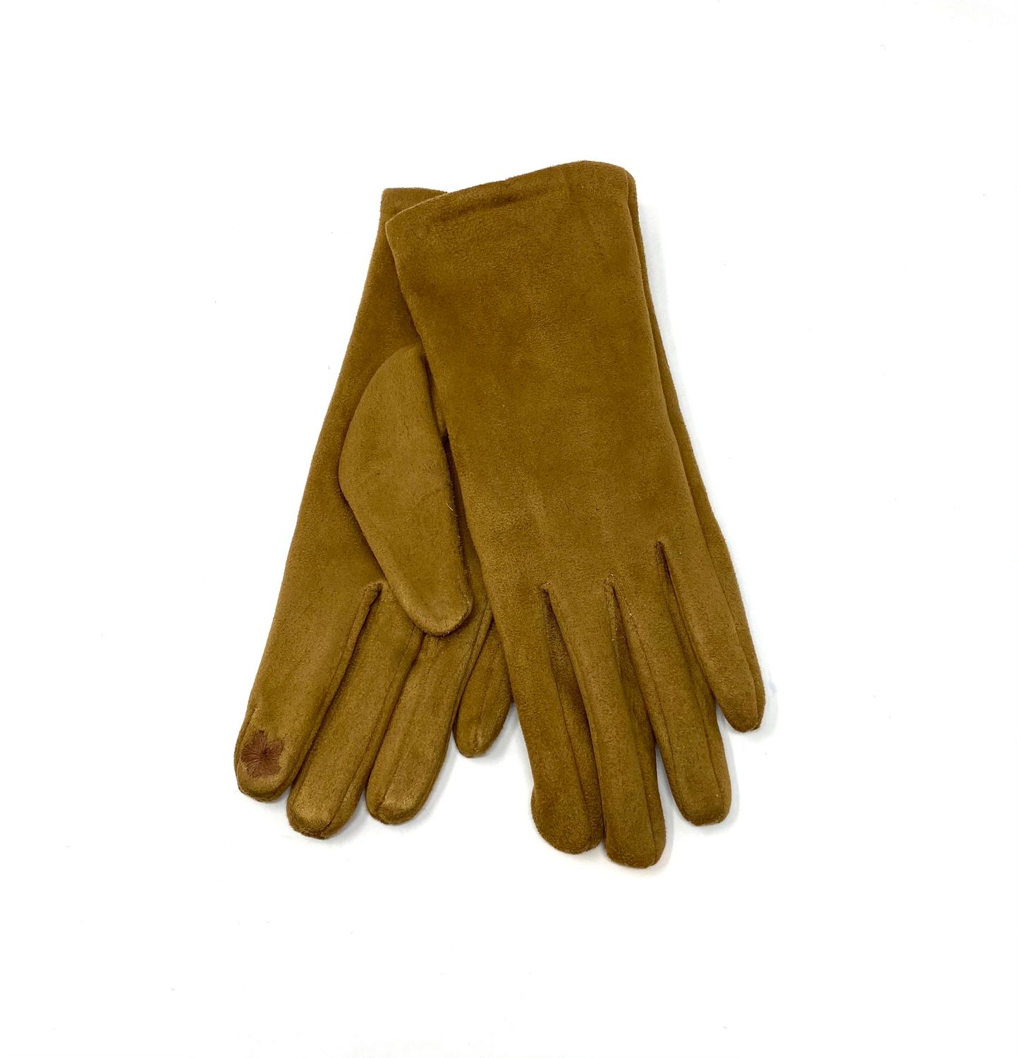 Guanti in alcantara COGNAC