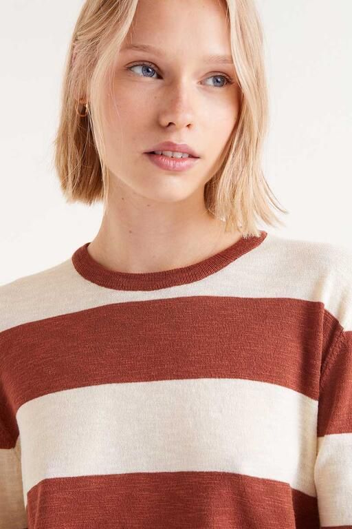 MAGLIA RIGHE COMPANIA FANTASTICA 10202 RUGGINE