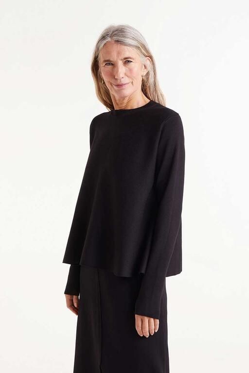 MAGLIA SVASATA COMPANIA FANTASTICA 10205 NERO